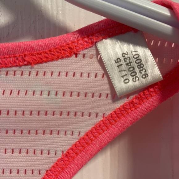 Adidas Climalite racer back pink tank top M - Picture 8 of 13